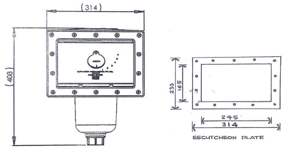 Filtrite Sk Swimming Pool Skimmer Box Escutcheon Kit Epools Pool Shop