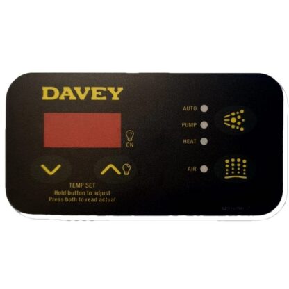 davey spaquip sp400 sp500 sp600 sp601 touchpad overlay