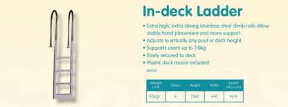 Sterns Above Ground In-Pool Deck Ladder - Image 3