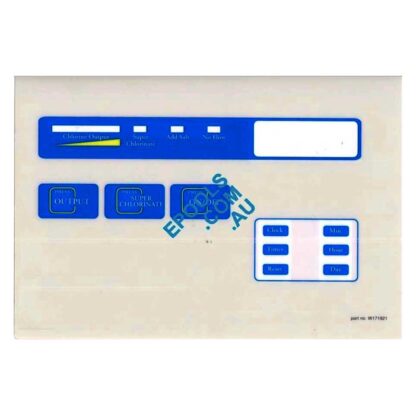 Davey D Series Zodiac LM2 Chlorinator Power Box Fascia Label