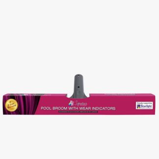 Pool Broom 50cm Wide Round Edges & Wear Indicators