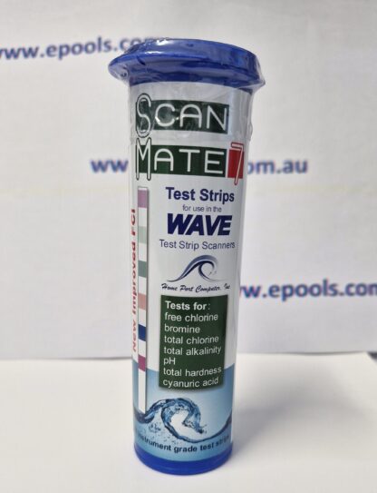 Test Strips Chlorine or Bromine Pro 7 in 1 Scan-Mate 7 50pk