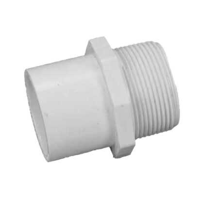 PVC 40mm Male Valve Adaptor Pressure Pipe Fitting