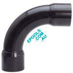 Black PVC Sweep Elbow