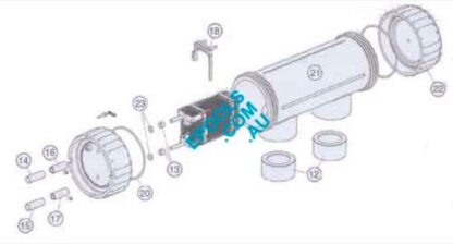 Clearwater C Series Salt Cell Housing Parts.