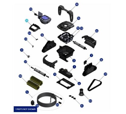 Zodiac CX20 CX35 Robotic Pool Cleaner Track Set R0633900 - Image 2