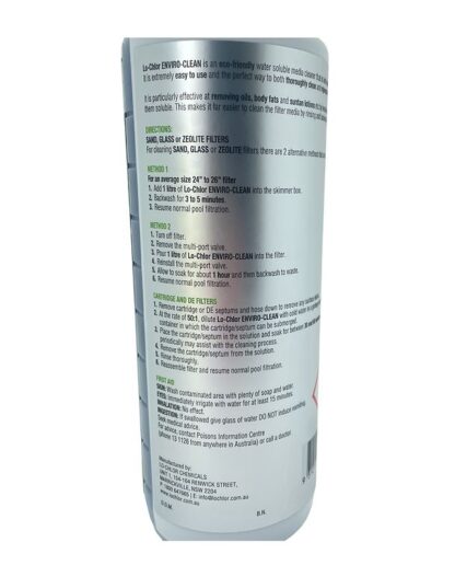 LoChlor ENVIRO-CLEAN Filter Cleaner 1Lt - Image 2