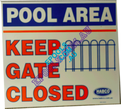 Keep Gate Closed Sign