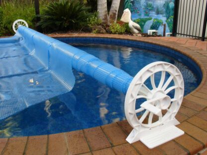 Pool Cover Roller With Wheels Or Spa