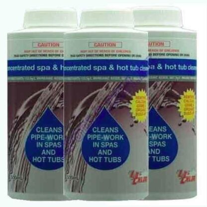 Spa Bath Plumbing Cleaning Concentrate Pipes Jets 3 Bottles