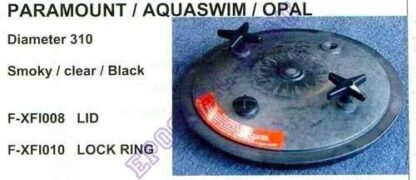 Paramount Aquaswim and Opal Lock Ring  XF1010