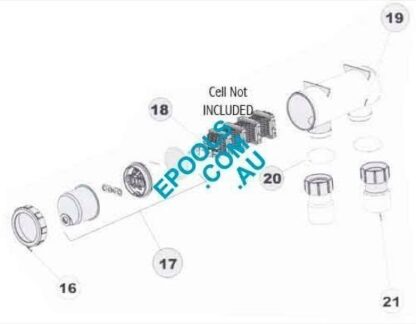 Poolrite Surechlor PC Cell Vertical Housing Conversion Kit