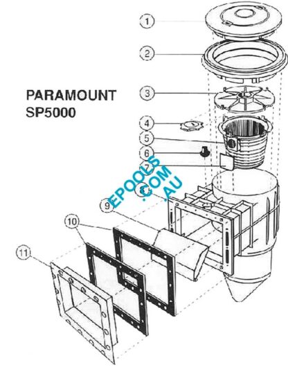 Waterco Paramount SP5000 Diagram