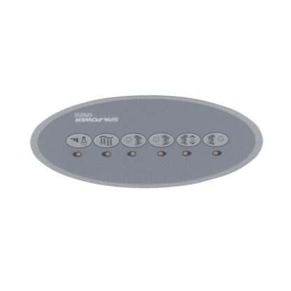 Oval Overlay for Power SP1200 Secondary Touchpad