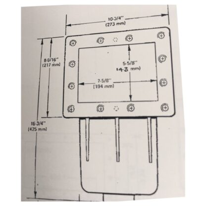 1089 Hayward  Skimmer Box Face Plate - Image 2