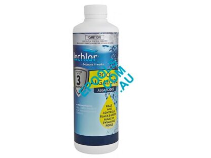 LoChlor 32g per Lt Copper Swimming  Pool Algaecide 1Lt