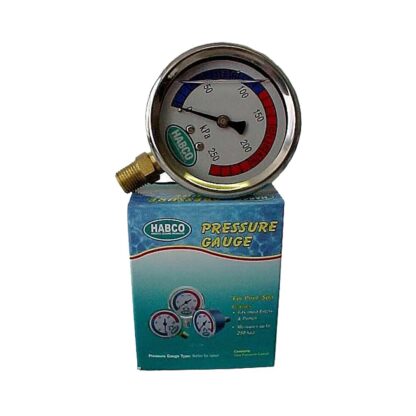 Filter Pressure Gauge Stainless Steel Oil Filled