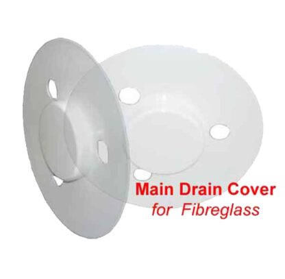 Main Drain Cover For Shallow Main Drain 10mm Deep Blue & White