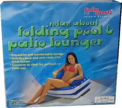 Relax About Folding Pool and Patio Lounger