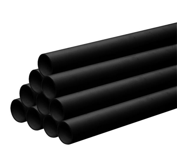 solar heating black pvc 40mm pipe