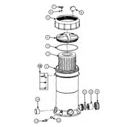 Davey P4 Clearflow Cartridge Filter Spares - Image 2