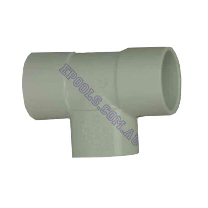 Tee 100mm Pressure Pipe  Fitting White