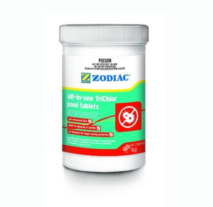 Zodiac All In One Tri Chlor Swimming Pool Tablets 1Kg