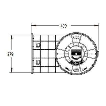 Watererco SupaSkim Skimmer Box Fibreglass Pool - Image 2