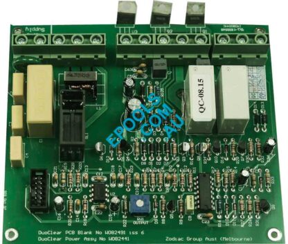 Zodiac DuoClear Chlorinator Power PCB Assembly.