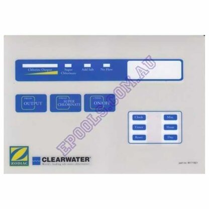 Zodiac Clearwater LM 2 TS Top Label