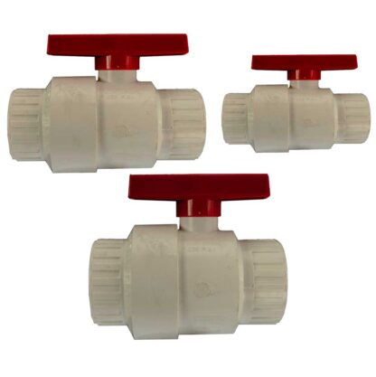 Compact Ball Socket Valves PVC Pressure Pipe Sizing.