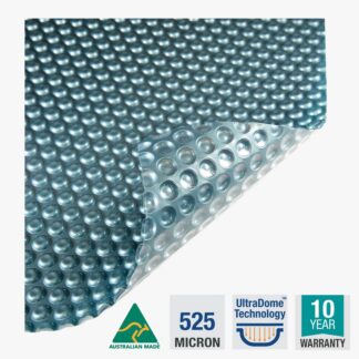 525 Micron Pool Blanket Pool Cover 6m x 4m (titanium blue)