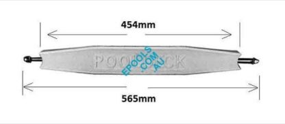 pooldeck step with measurements