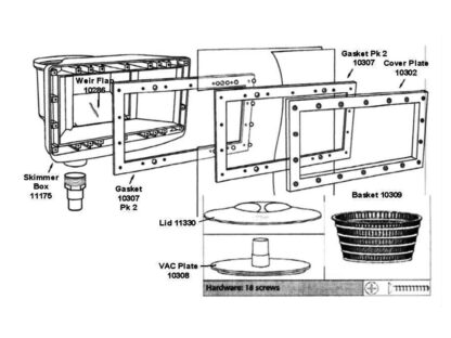 olympic 2004 skimmer box exploded diagram