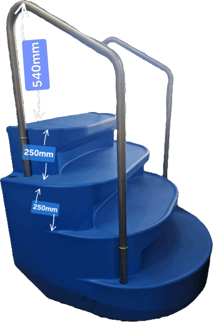 Aquastairs Swimming Pool Wedding Cake Steps - Image 4