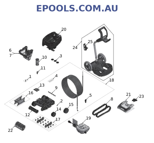 zodiac tx35 parts diagram by epools.com.au