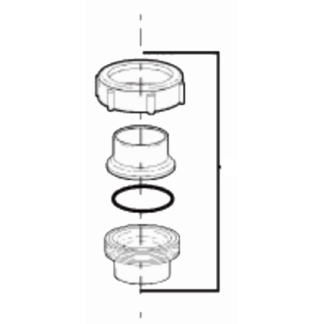 caretaker valve lid union kit