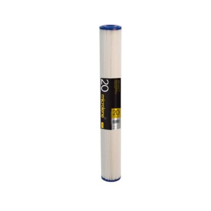 Davey Products 20" Pleated Sediment Cartridge - 20 micron