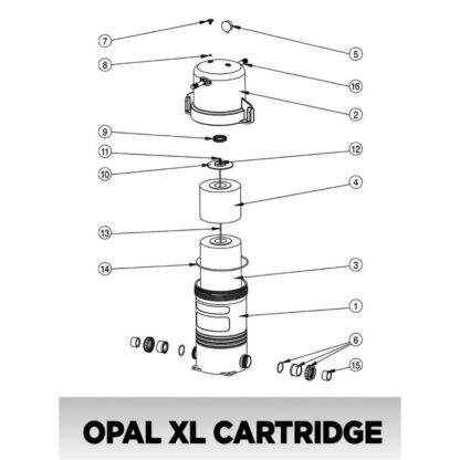 Waterco Paramount Opal XL  Cartridge Filter PARTS