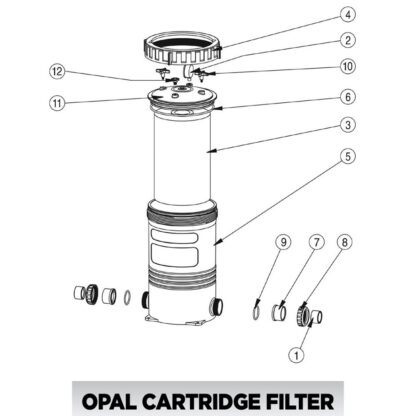 Waterco Paramount Opal Cartridge Filter PARTS