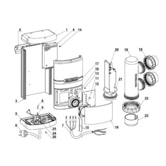 Salt Chlorinator Diagrams and Parts Lists