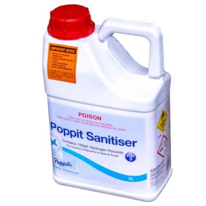 Poppits Sanitiser 5Lt Pool Spa