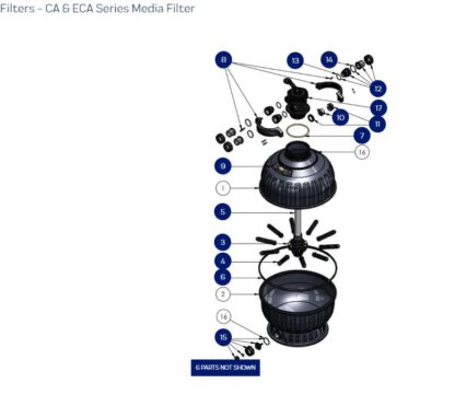 Astral 40mm Multiport Valve CA Filters - Image 2