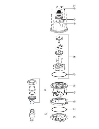 Zodiac Caretaker 5 Port Valve Parts & Kits - Image 3