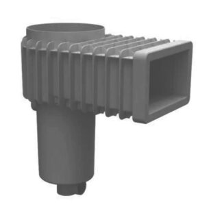 Poolrite innoSkim Extended Throat Skimmer Box GREY