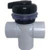 Rising Dragon 2' Diverter Scalloped – Black