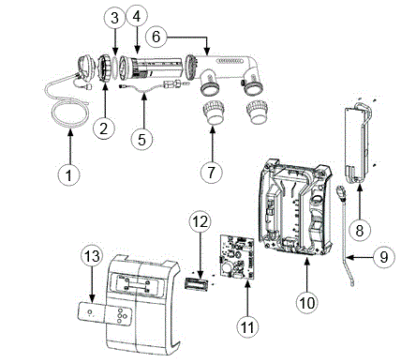 Davey Nipper Chlorinator Complete Part List