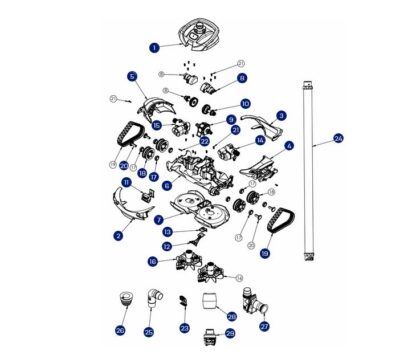 Zodiac AX20 and Astral S20 Pool Cleaner Factory Tune-Up Kit - Image 2