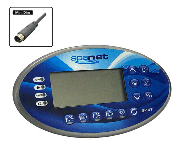 Spanet XS4000 SV Touchpad and Overlay