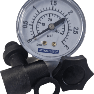 AstralPool Net N Clean Infloor Cleaning Distributor Valve Parts - Pressure Gauge Assembly